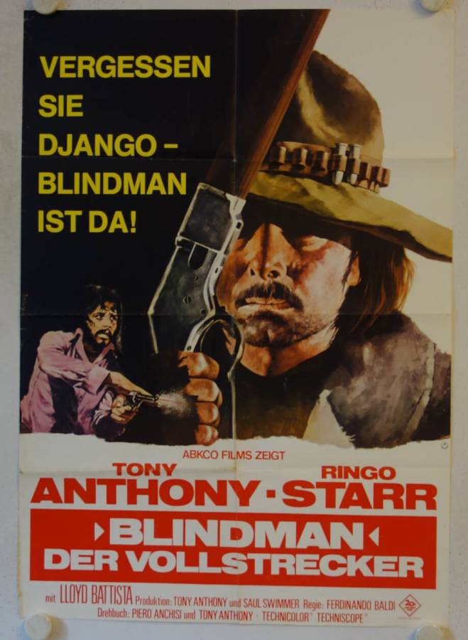 Blindman original release german movie poster